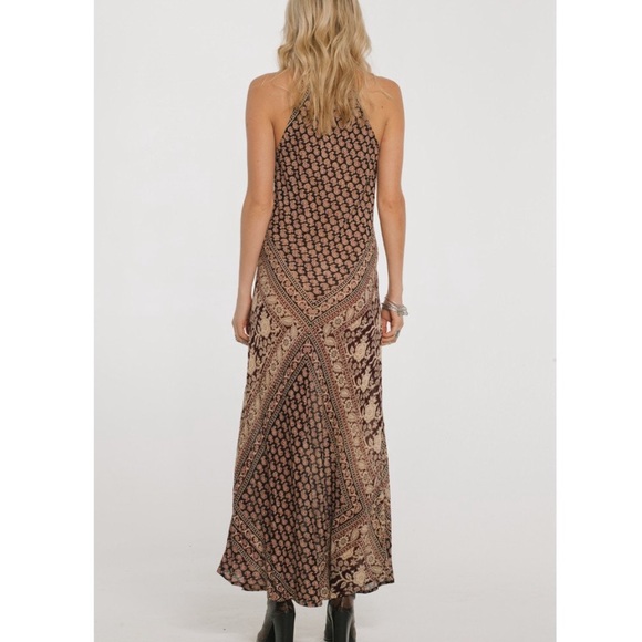 RAGA Harvest Moon Maxi Tank Dress Maroon Print - Picture 3 of 6